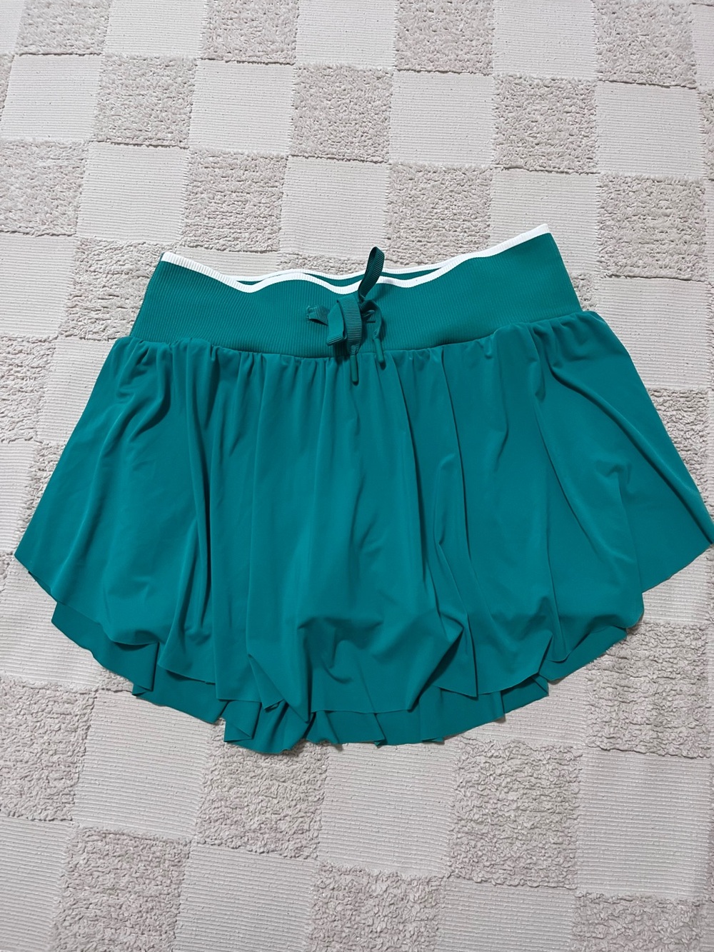 All in Motion Emerald Green
Flared Skater Skirt with an elastic wais